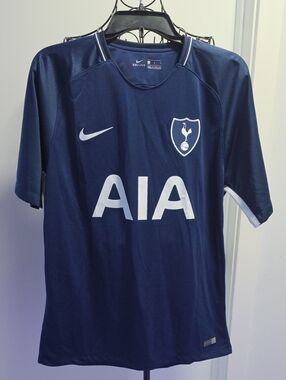 Nike Navy White Tottenham Hotspur AIA Football Shirt